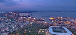 Полюбуйся: вид на вечернюю Одессу с высоты птичьего полета (ВИДЕО)