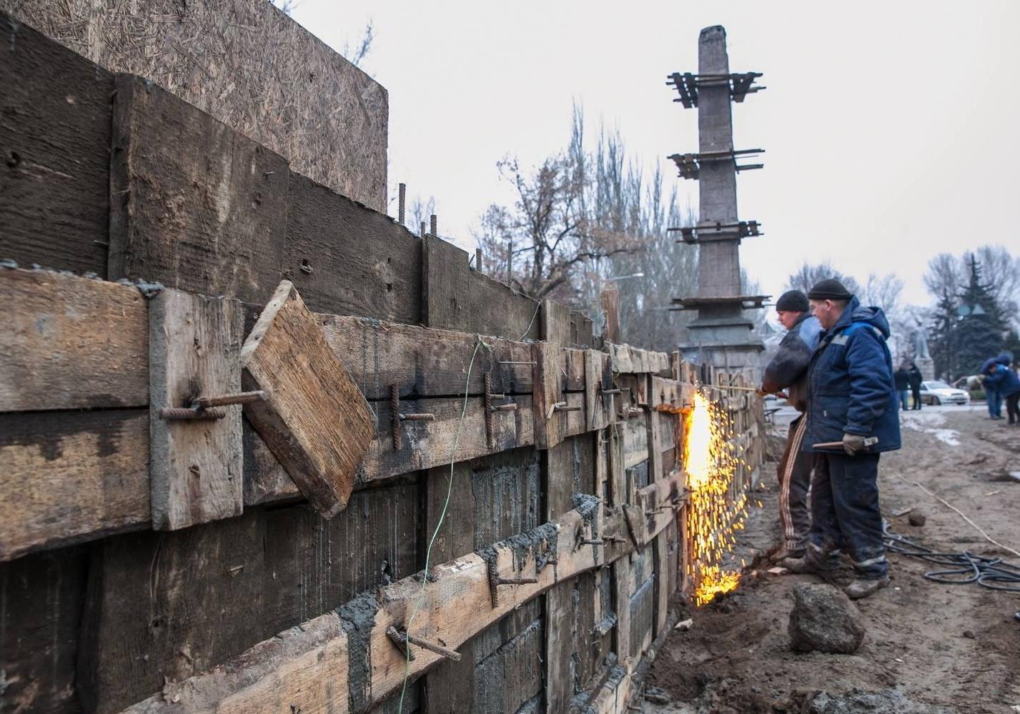 Новость - События - Фоторепортаж: на проспекте Металлургов продолжается реконструкция путепровода