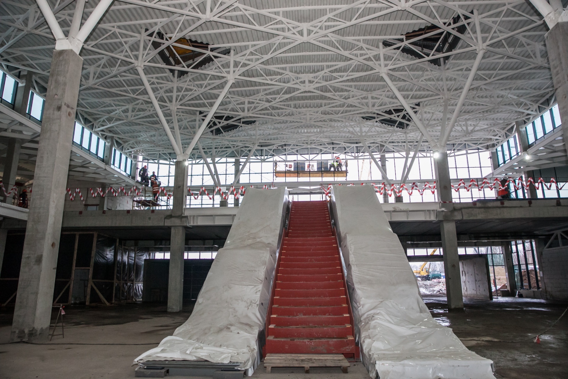 Фото ремонта запорожского терминала: zp.gov.ua