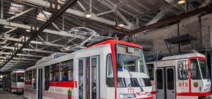 Еще три: сегодня по городу пустили новые трамваи