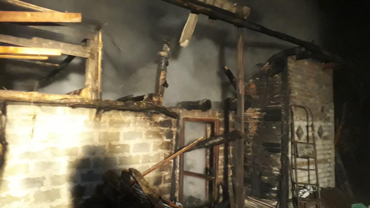 Пожар в сауне Запорожья. фото: ГСЧС