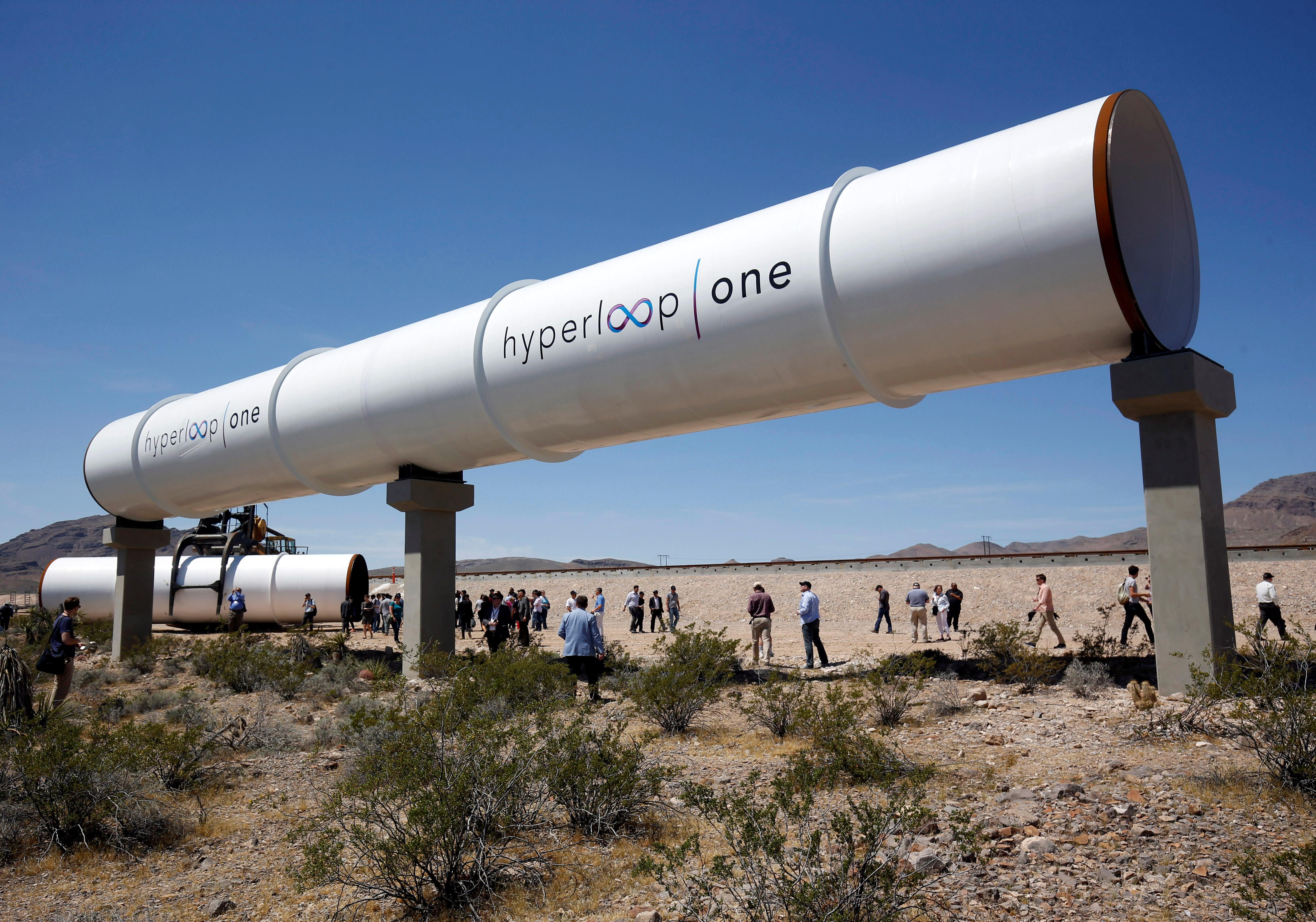 Так выглядит "труба" Hyperloop. Фото:  Reuters