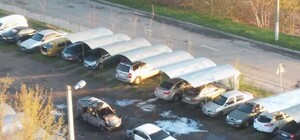 Згорів до тла: на Миколайчука сталась пожежа на автостоянці