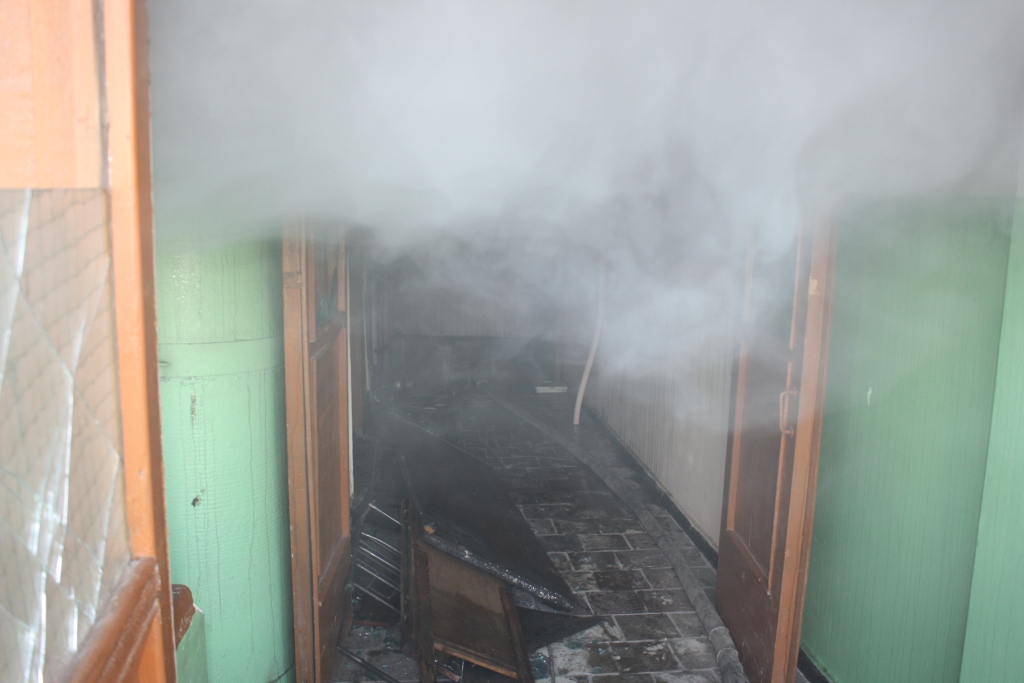 Пожар на Бабурке. Фото: ГСЧС