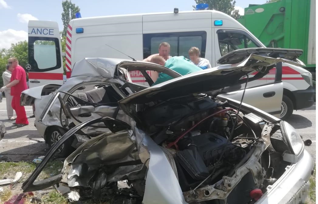 Страшная авария на участке "Харьков-Симферополь"