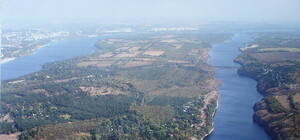 С высоты птичьего полета: как выглядят сверху центр города и Хортица