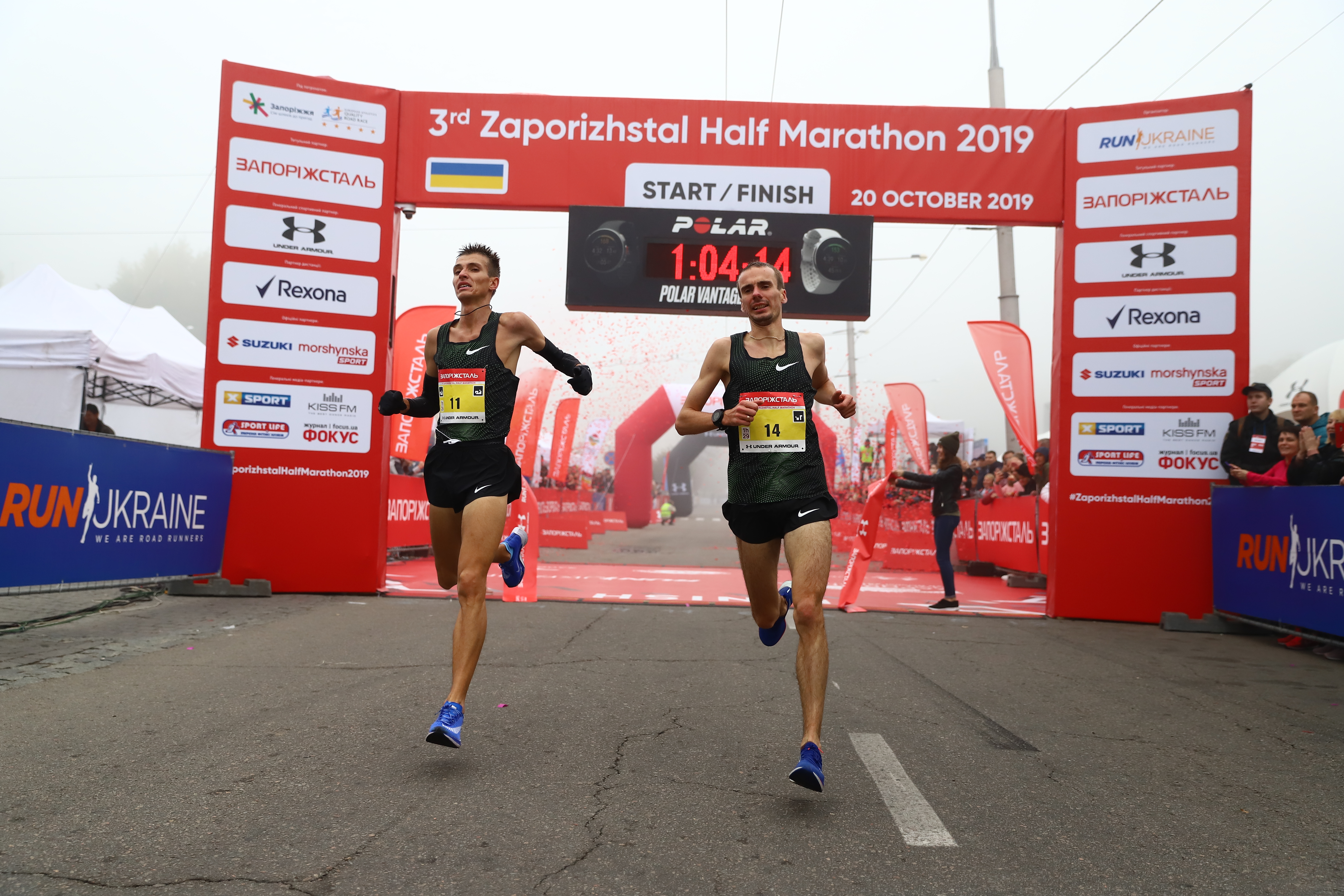Днепрянин Роман Романенко выиграл Zaporizhstal Half Marathon-2019. Фото: Zaporizhstal Half Marathon