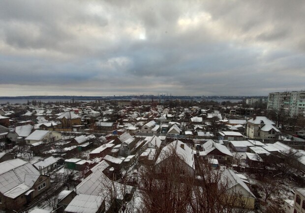 В Запорожье выпал снег / фото: Анна Покровская