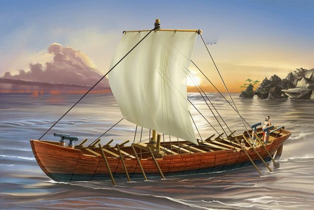 Создали 3D-модель судна, которое затонуло около Хортицы в 18 веке. Иллюстрация из открытых источников