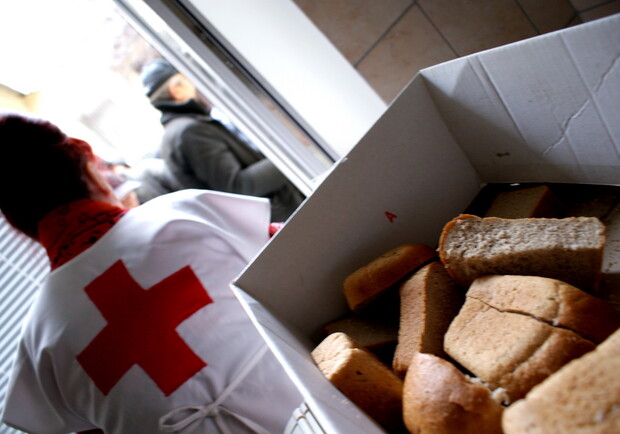 В Новогодние праздники бездомных продолжат кормить.
Фото Марьяны Терещенко