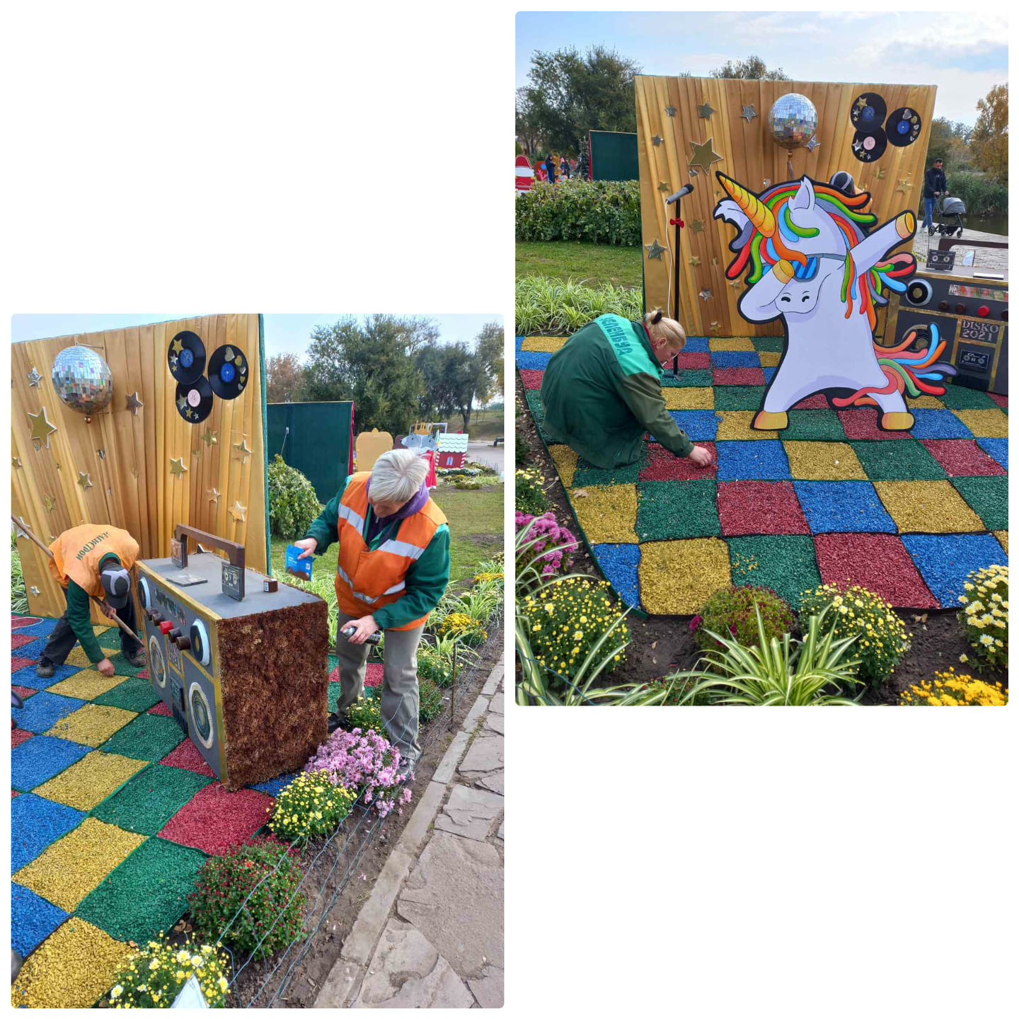 Специалисты отремонтровали локации / фото: КРБП Зеленбуд Запоріжжя