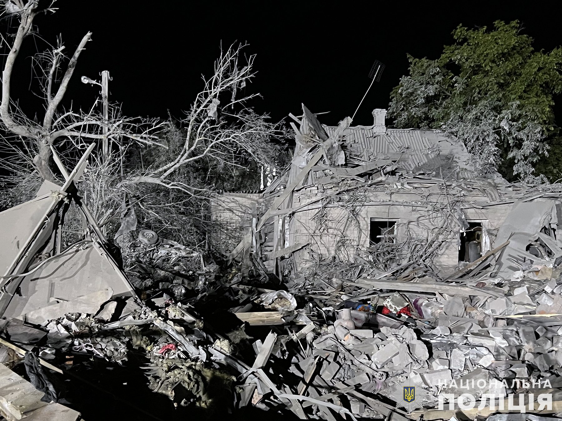 Последствия ракетных ударов по Запорожью -