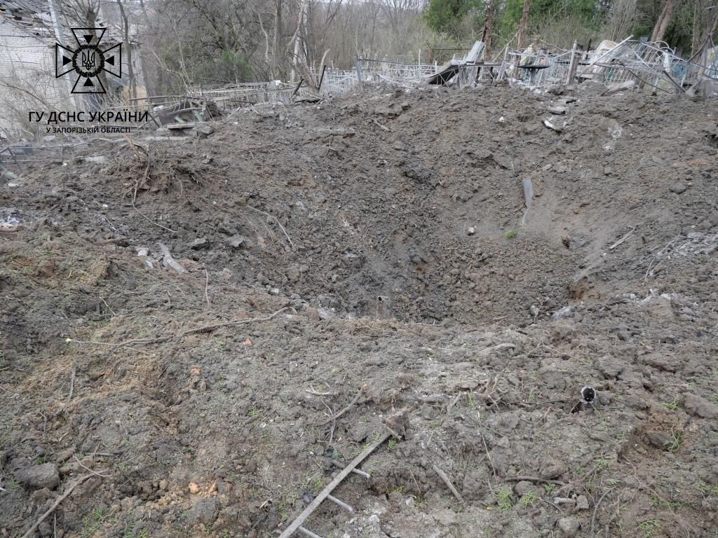 Наслідки ракетного удару по Запоріжжю 31 березня -
