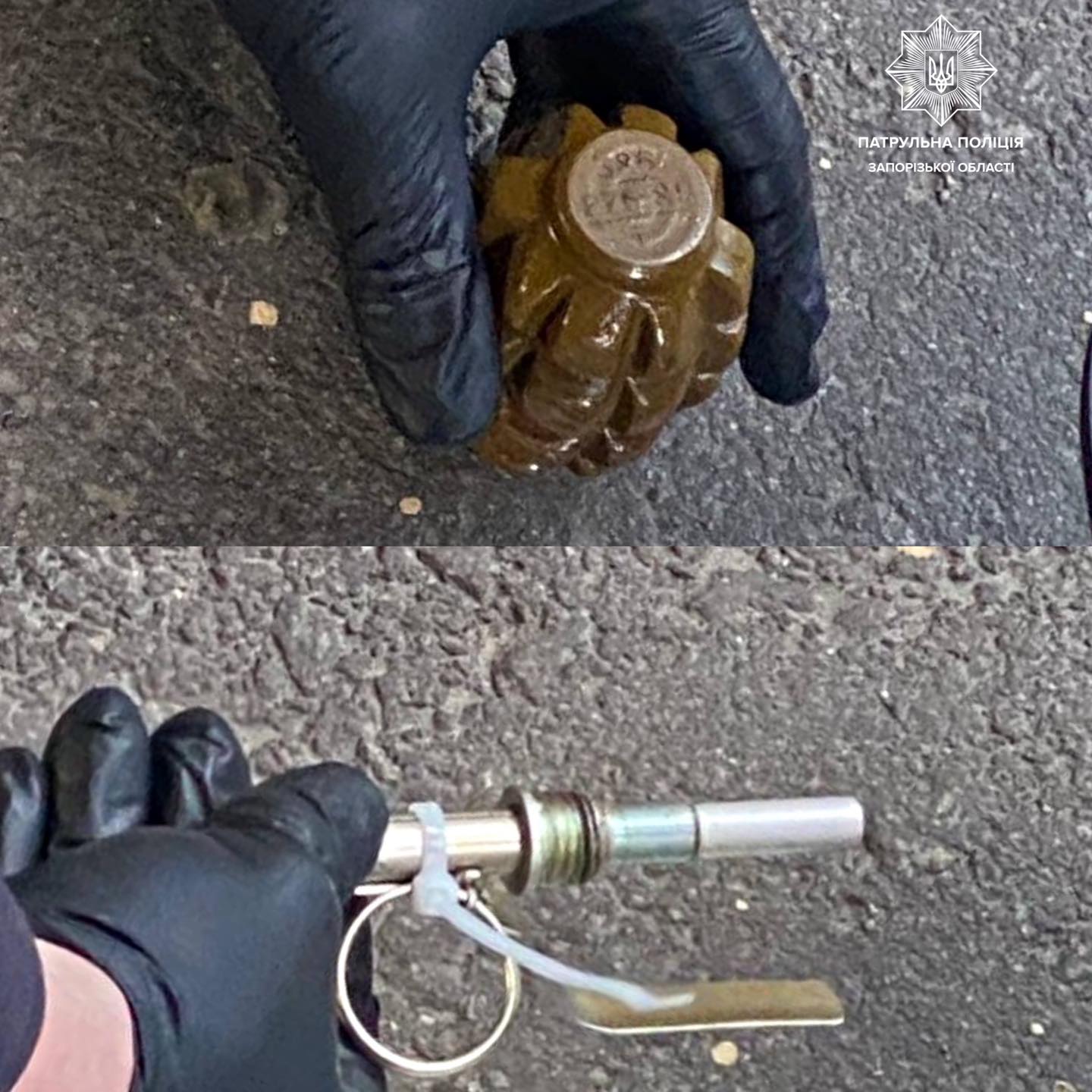 У Запоріжжі на вулиці затримали чоловіка із гранатою -