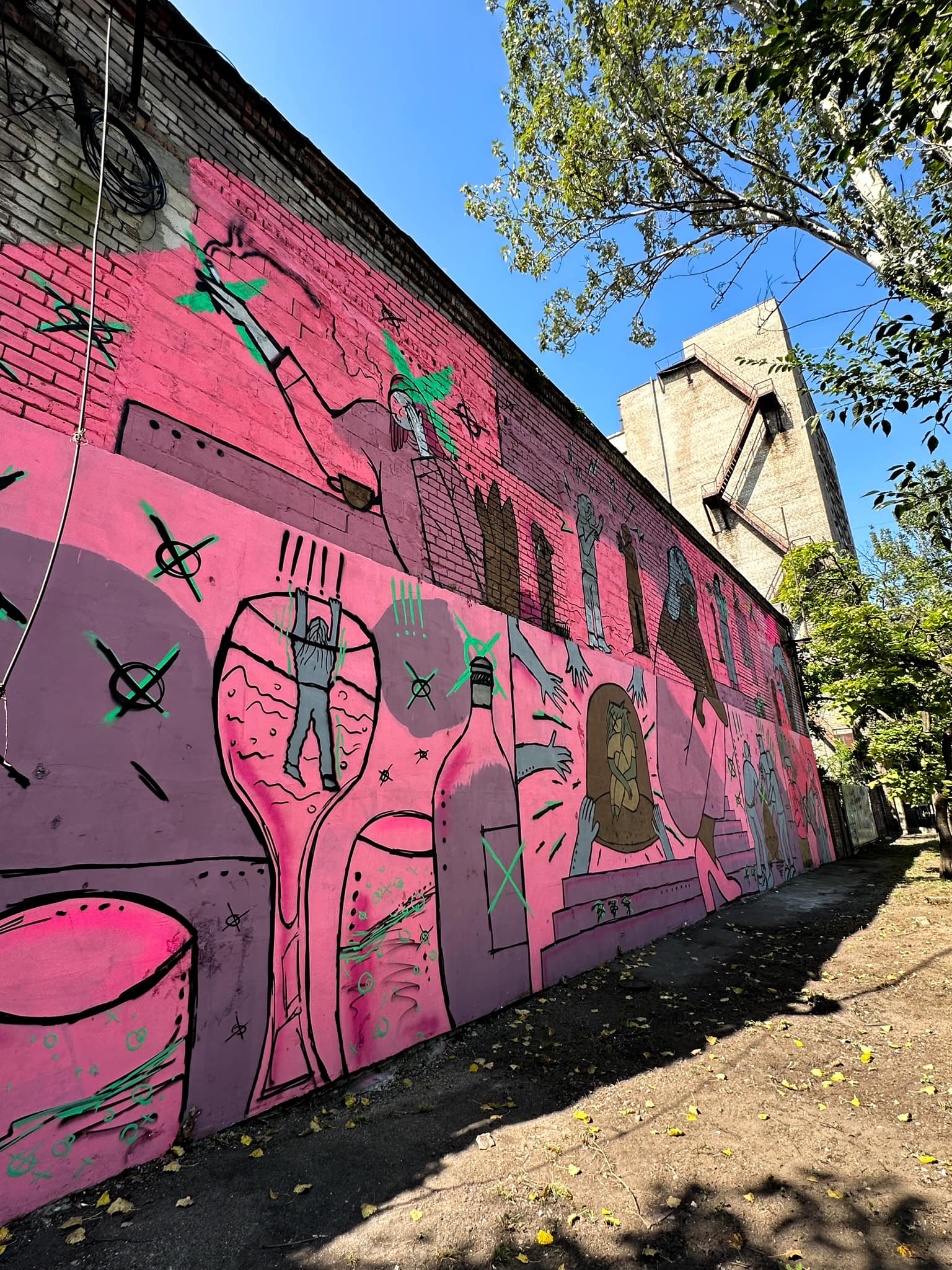 У Запоріжжі відкрили новий мурал, присвячений боротьбі з домашнім насильством -