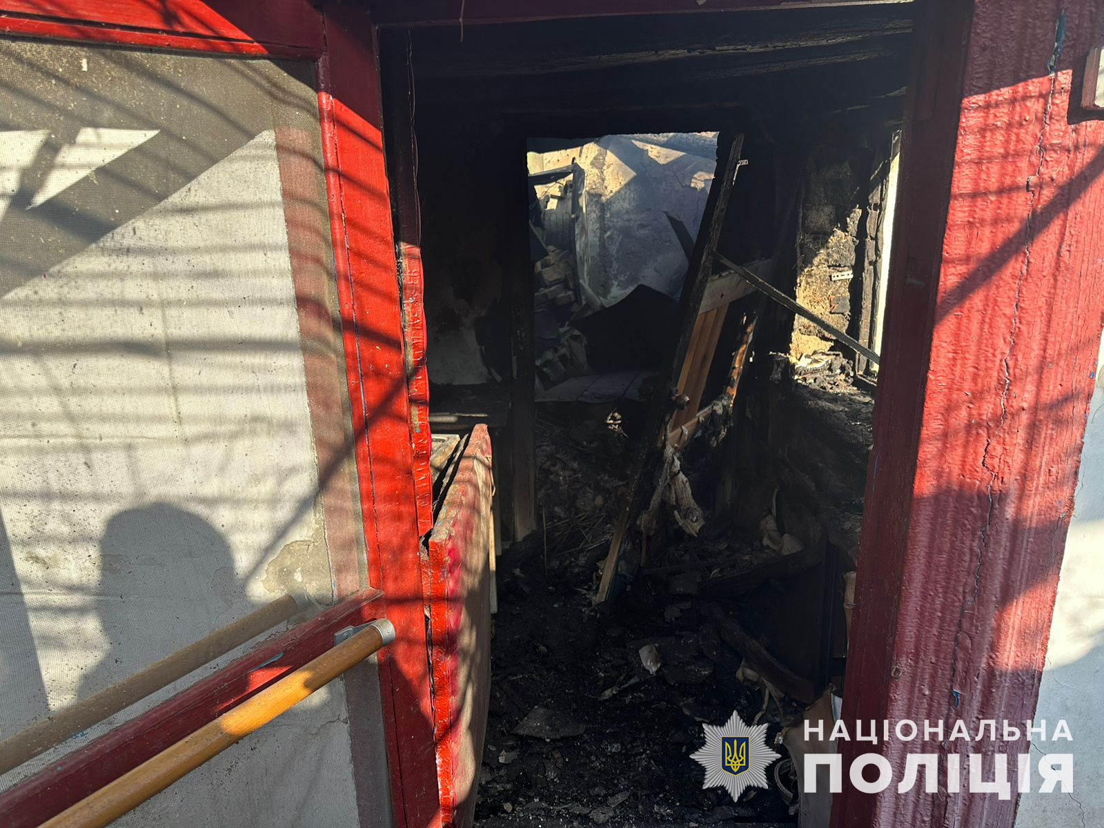 Результат ворожого обстрілу в Запорізькій області -