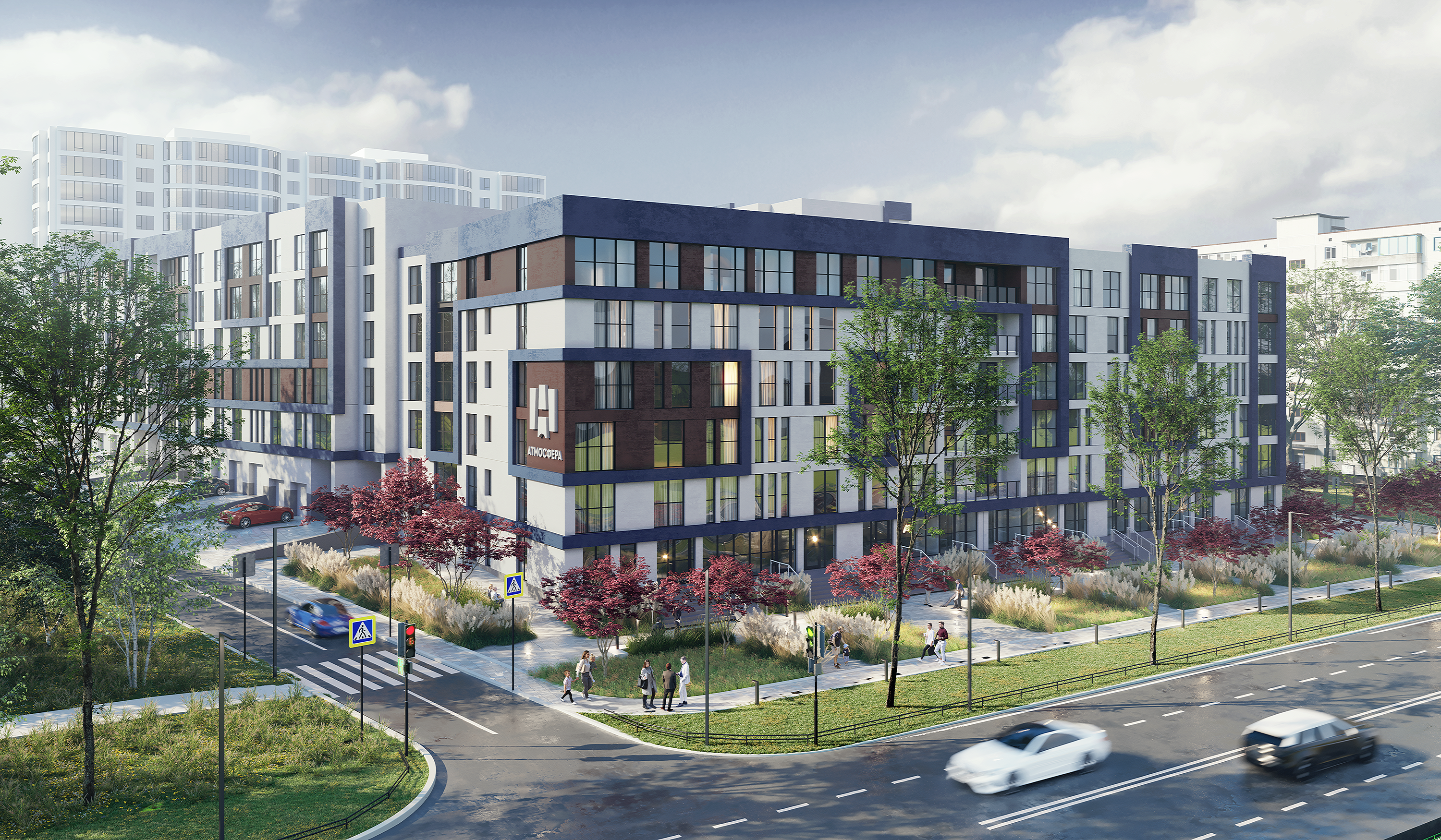 ЖК будет находиться на улице Школьной / проект застройщика