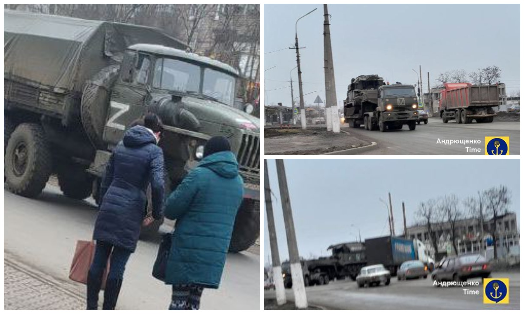 У бік Бердянська поїхала велика колона техніки окупантів - || фото: t.me/andriyshTime