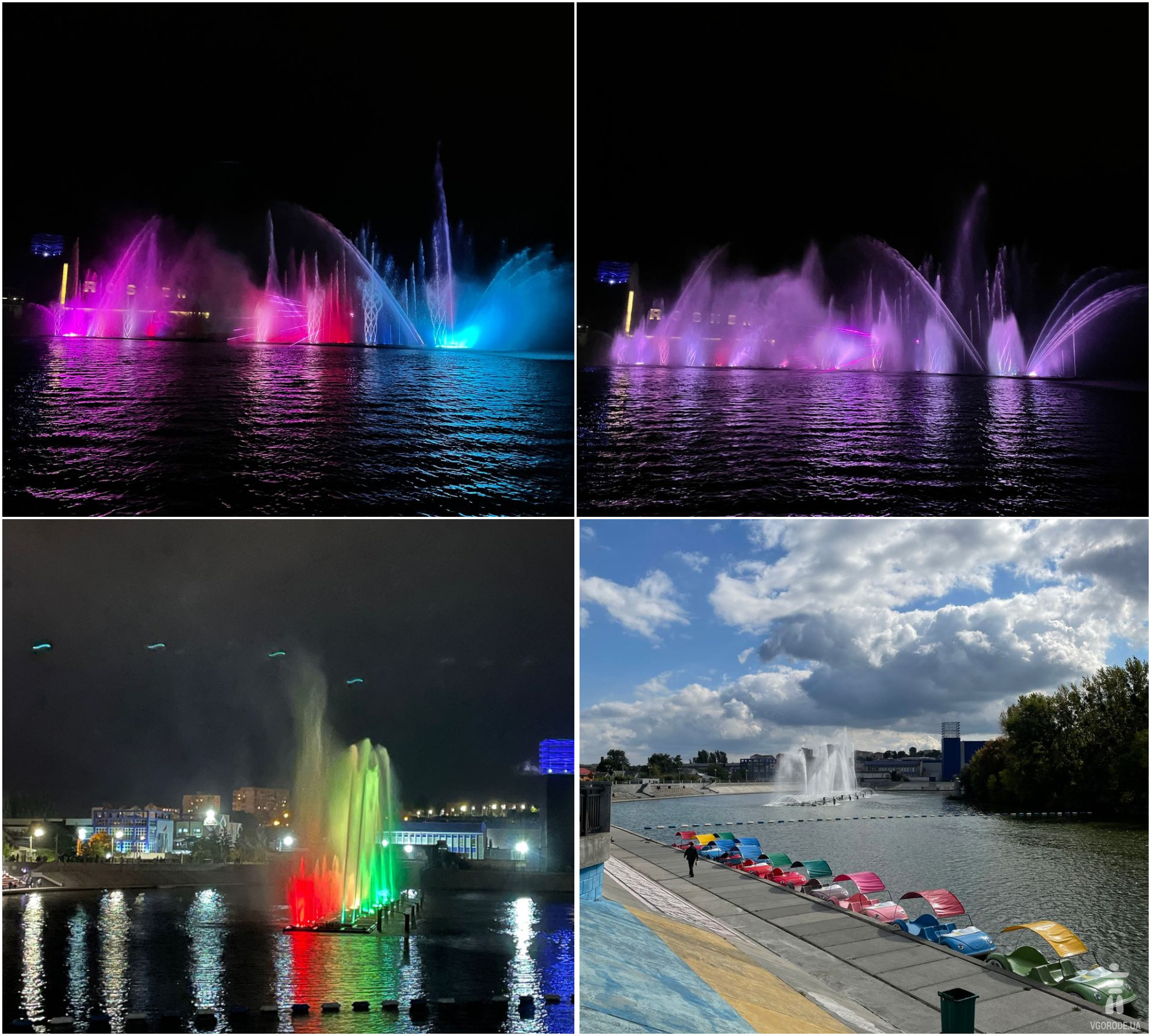 Светомузыкальный фонтан и набережная Южного Буга / фото: ВГороде