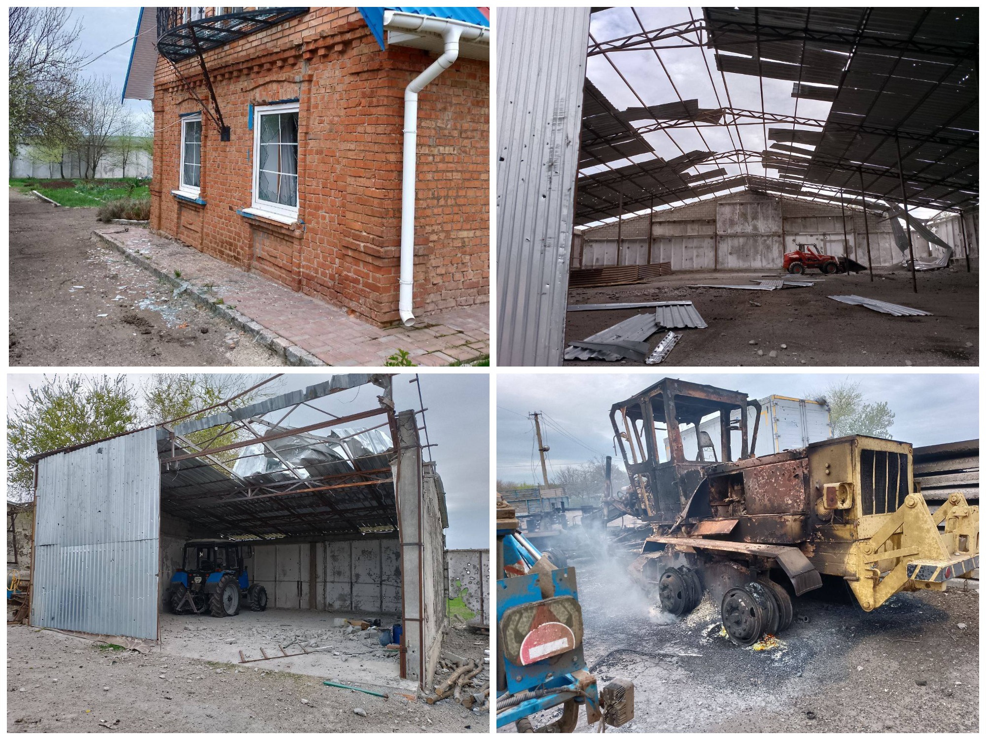 Обстріляли фермерське господарство Таврійської територіальної громади -