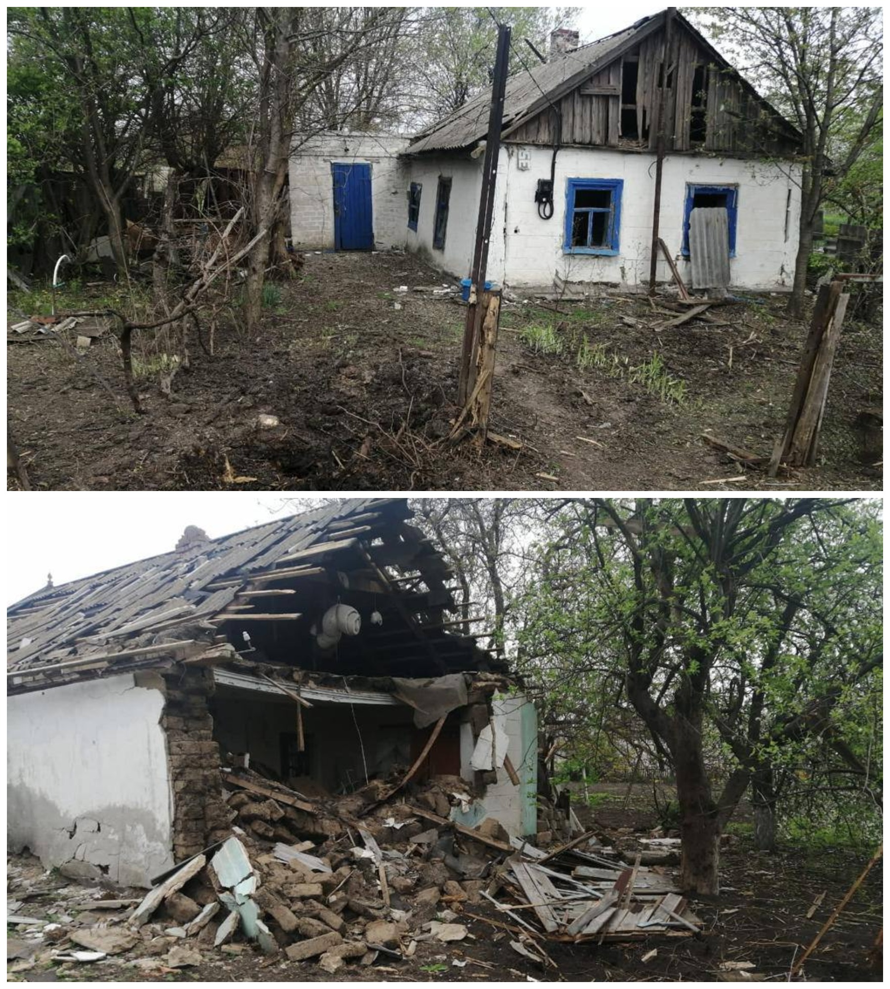Разбомбили еще 12 домов - фото: ЗОВА