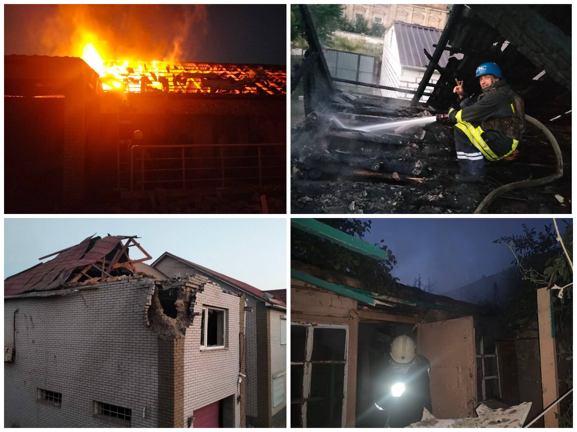 Орехов после обстрелов -