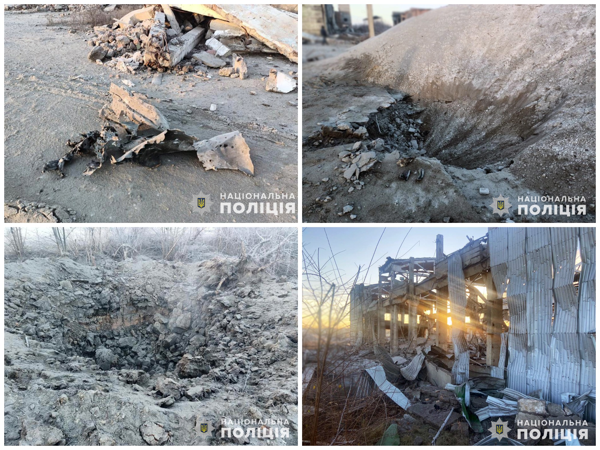 У поліції показали наслідки обстрілів Запоріжжя та області за добу -