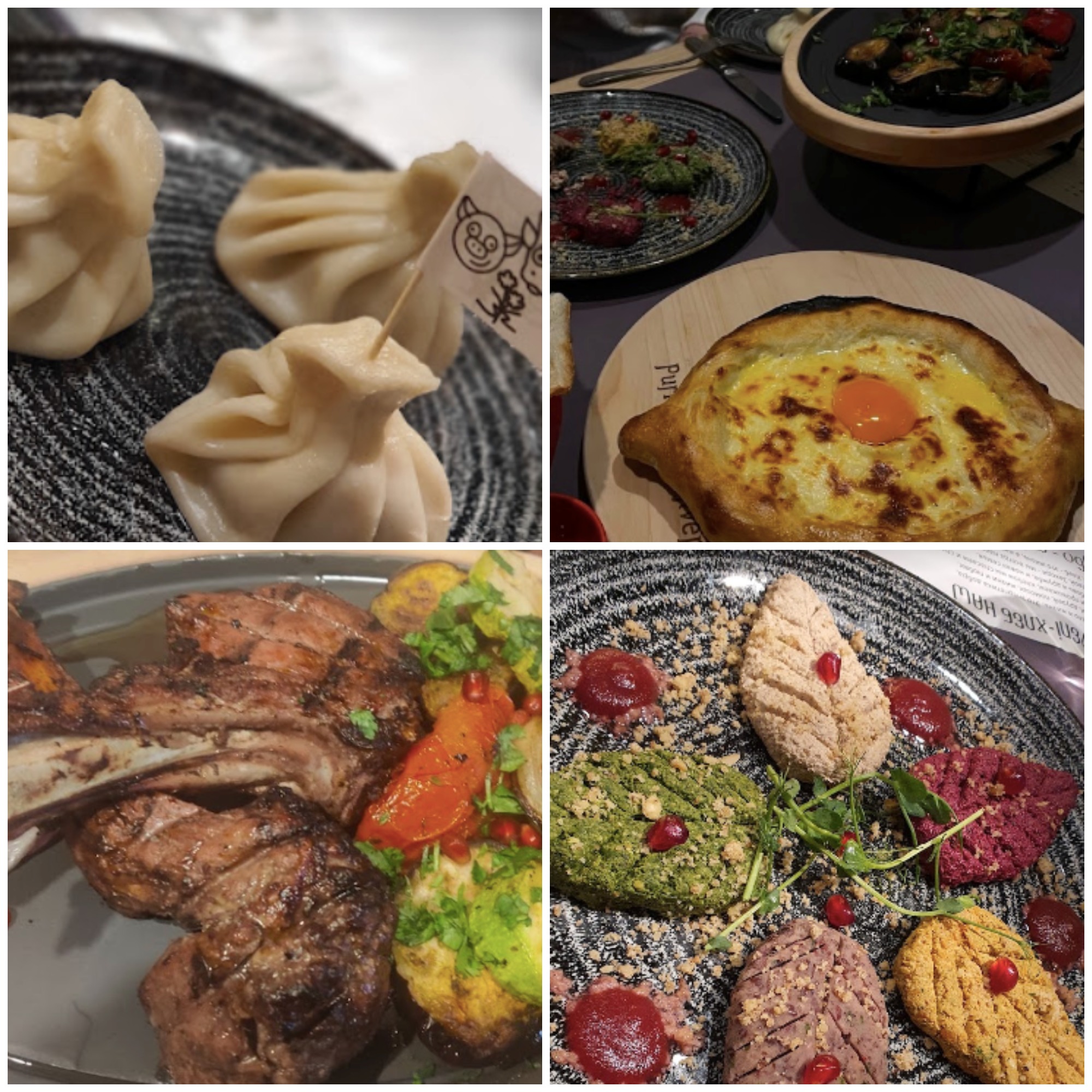 Блюда в Puri Chveni -