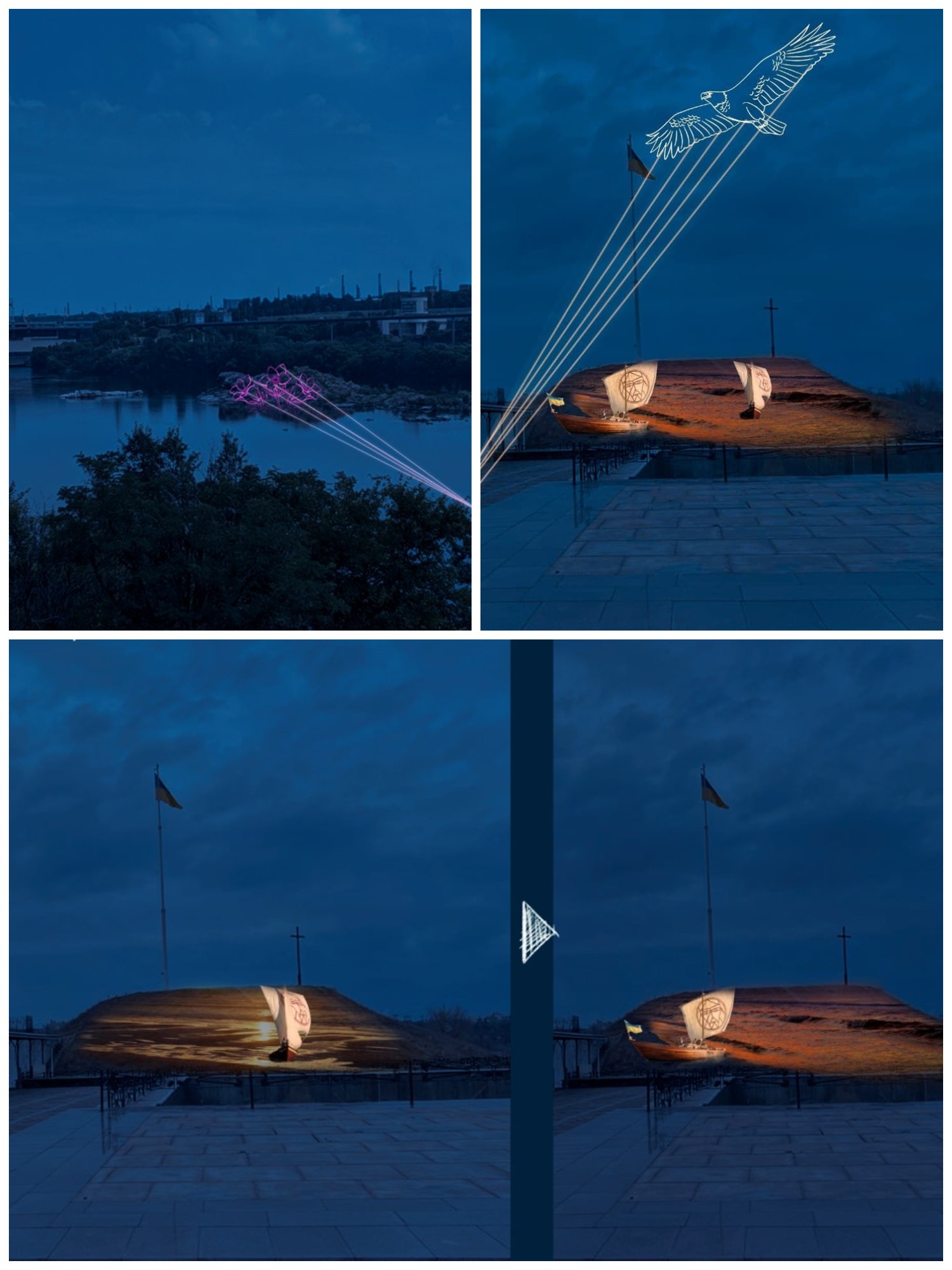 Пример проекции / фото: fb Николай Каблука