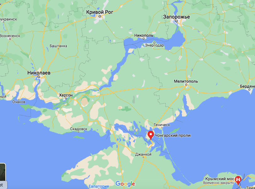 Де знаходиться Чонгарський міст