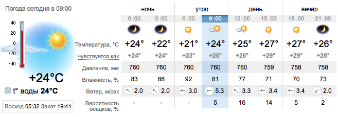 Погода в Бердянске на 17 августа. sinoptik.ua