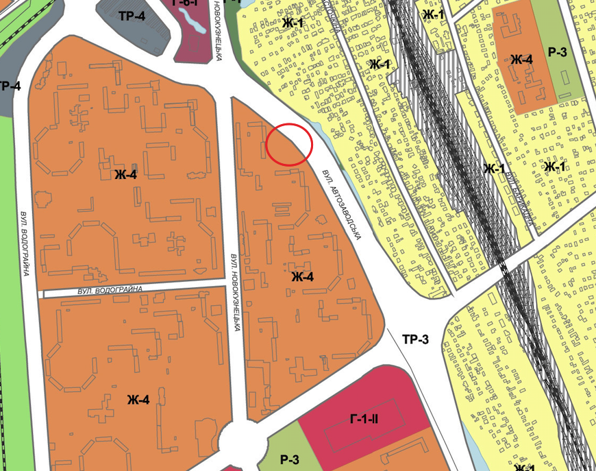 Территория относится к зоне "Ж-4"