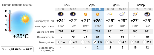 Погода в Кирилловке на 30 июня. sinoptik.ua