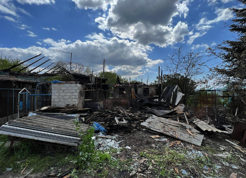 Последствия обстрелов в Запорожье