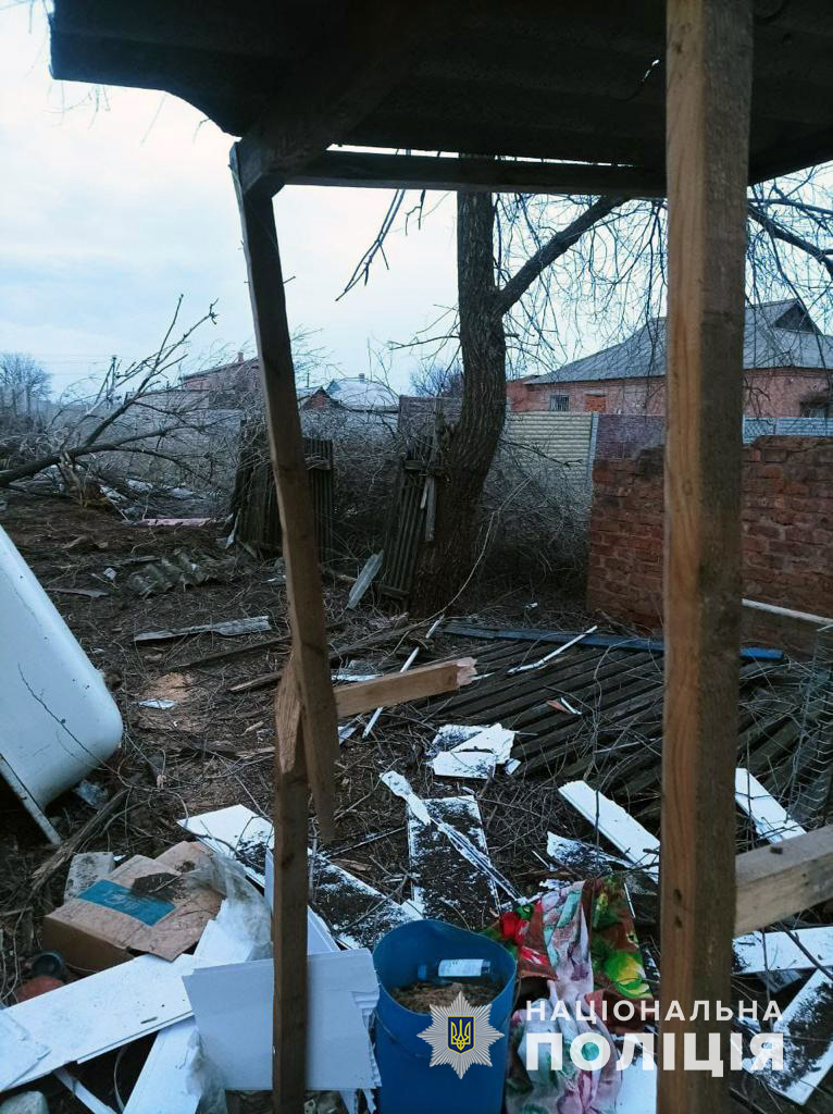 Результат ворожого обстрілу в Запорізькій області -