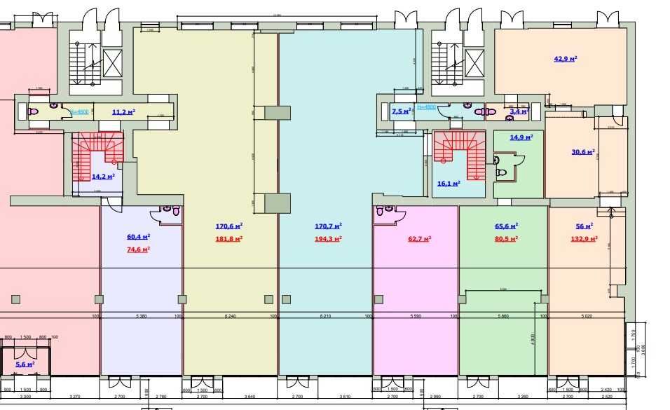 Планировка обновленного ТД Бородинский / источник: объявление на olx