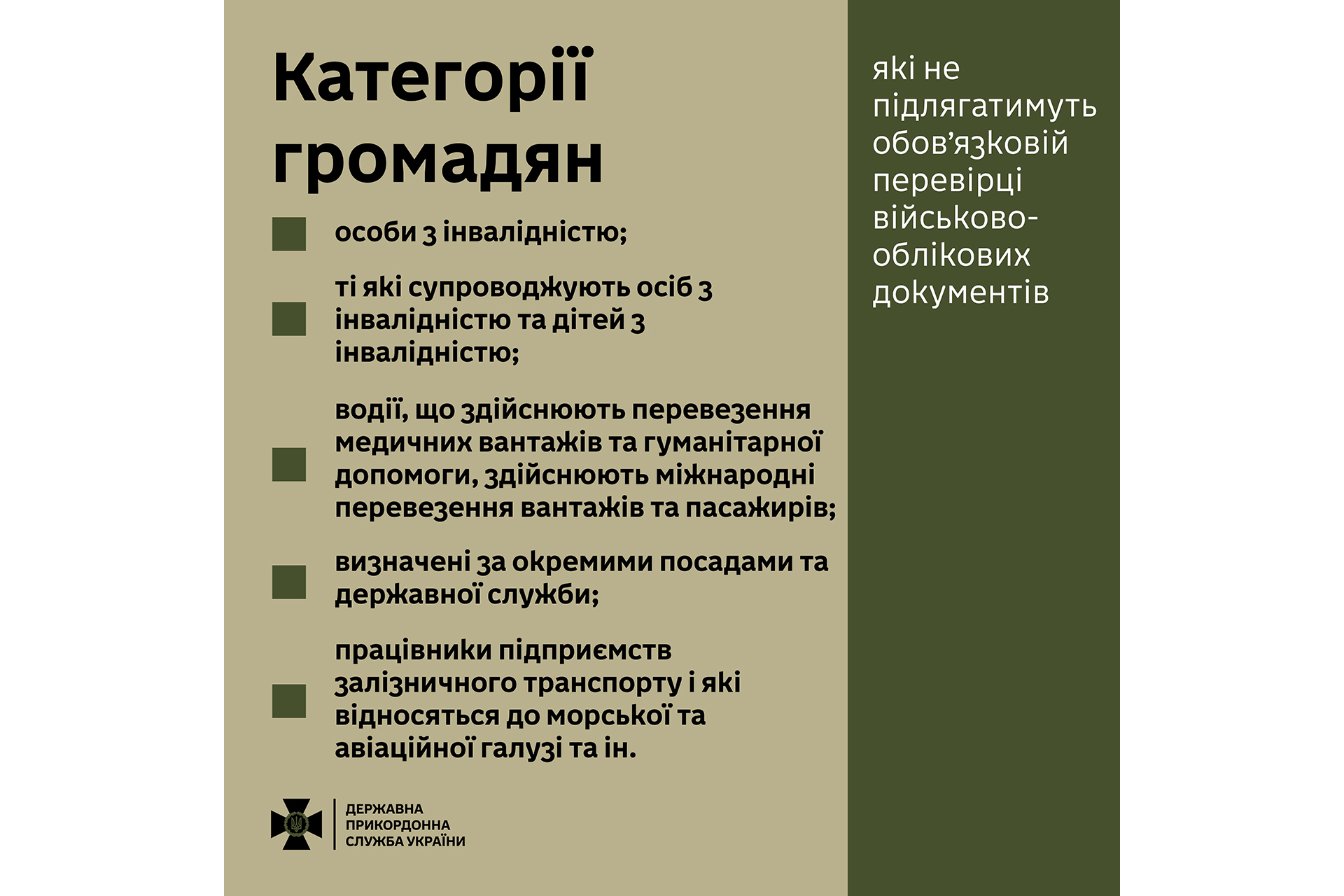 Хто може не мати підтверджуючі право на виїзд документи.