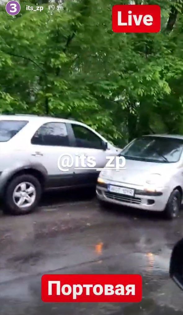 Авария на Портовой / фото: @its_zp