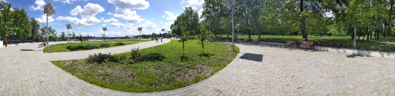 Вот так выглядит площадка между пляжами