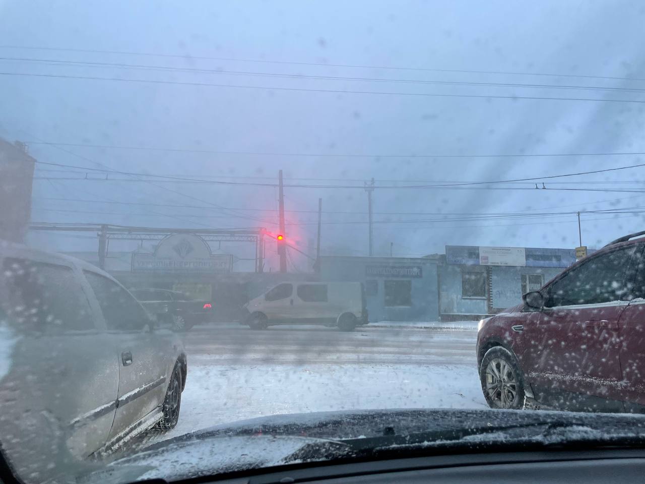 Такая ситуация была в городе в обед -