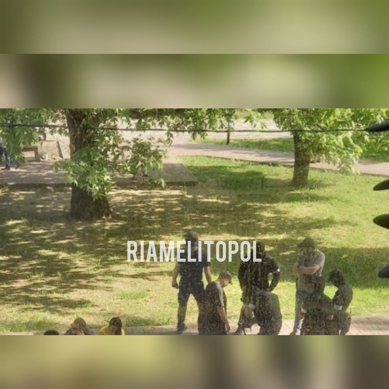 Фото з місця взриву -