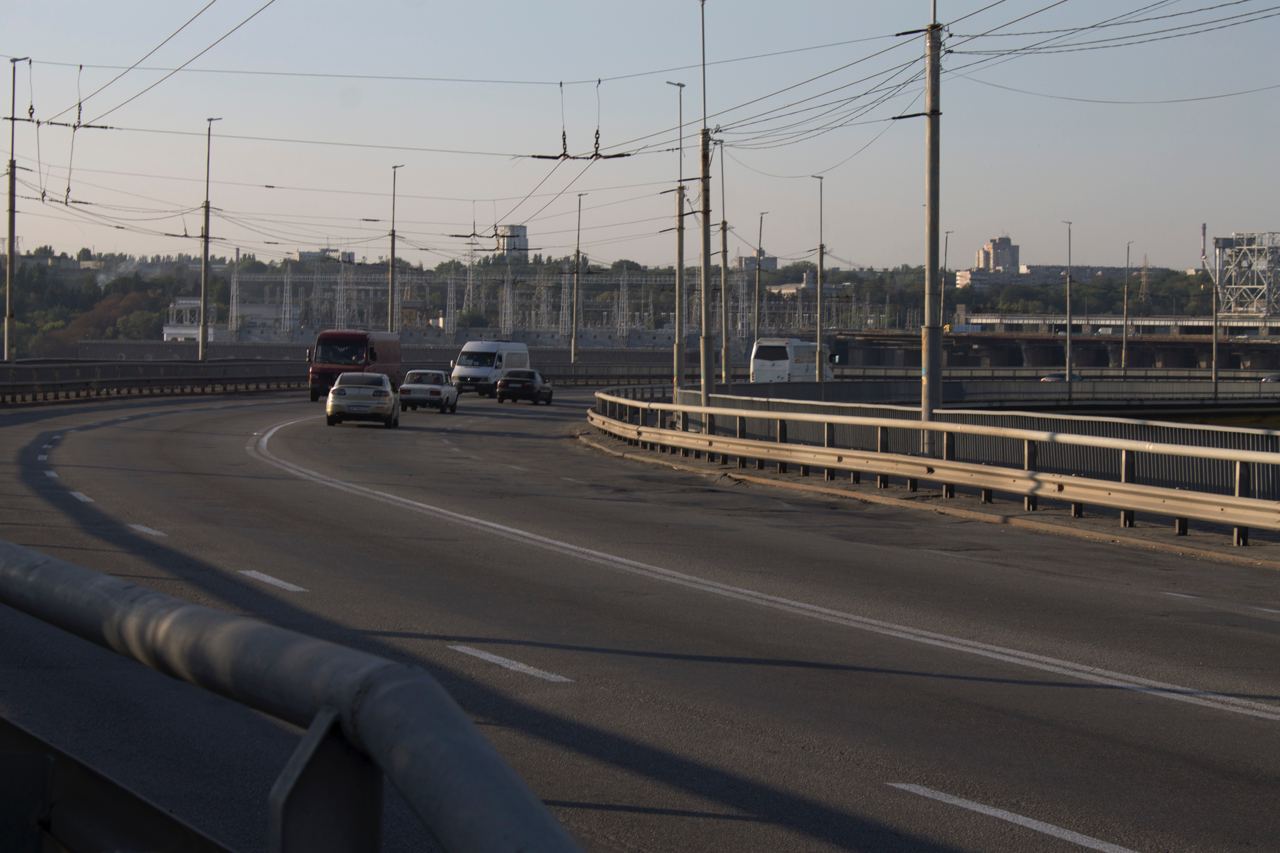 Гребля ДніпроГЕС.