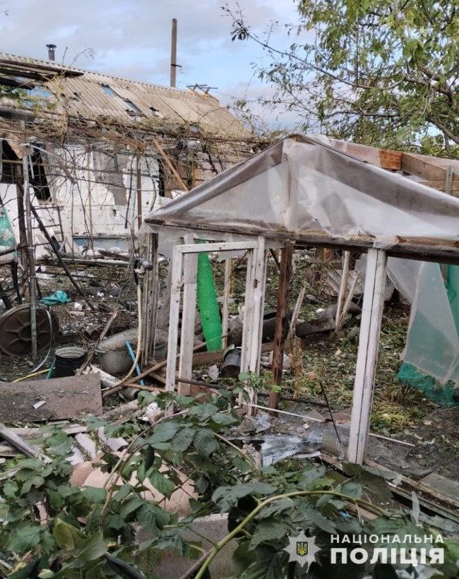 У поліції показали наслідки обстрілу Запорізької області за вихідні -