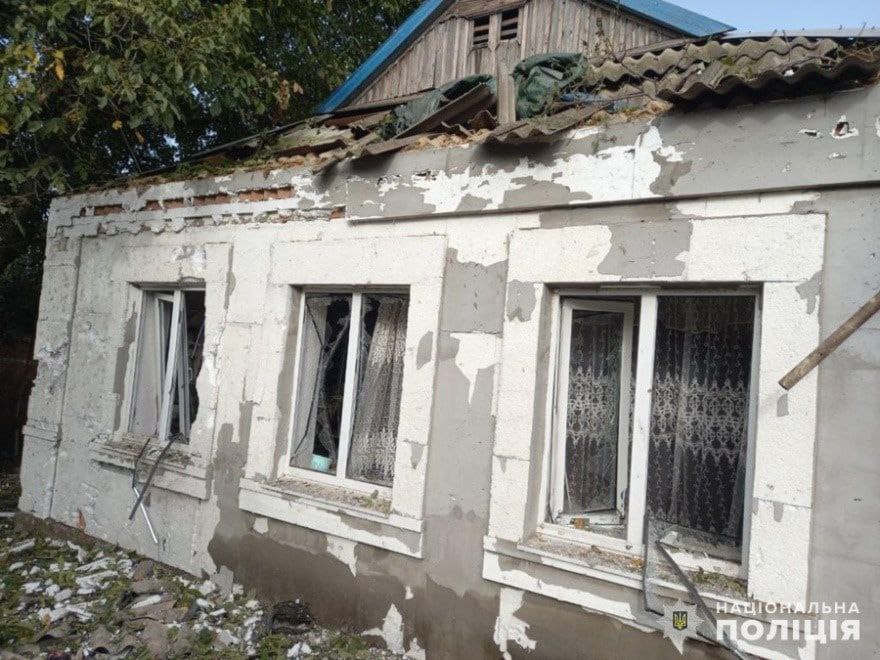 У поліції показали наслідки обстрілу Запорізької області за вихідні -