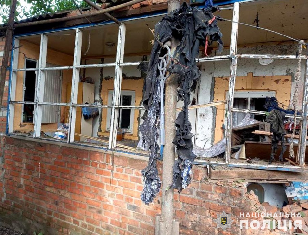 Поліція показала наслідки обстрілу Запорізької області за добу -