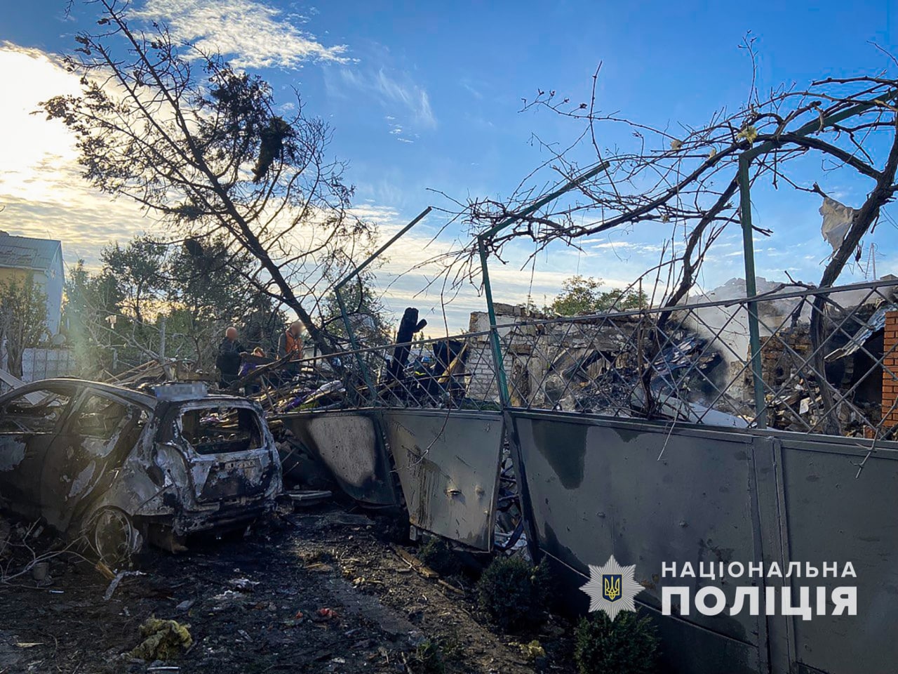 Наслідки ударів по Запоріжжю -