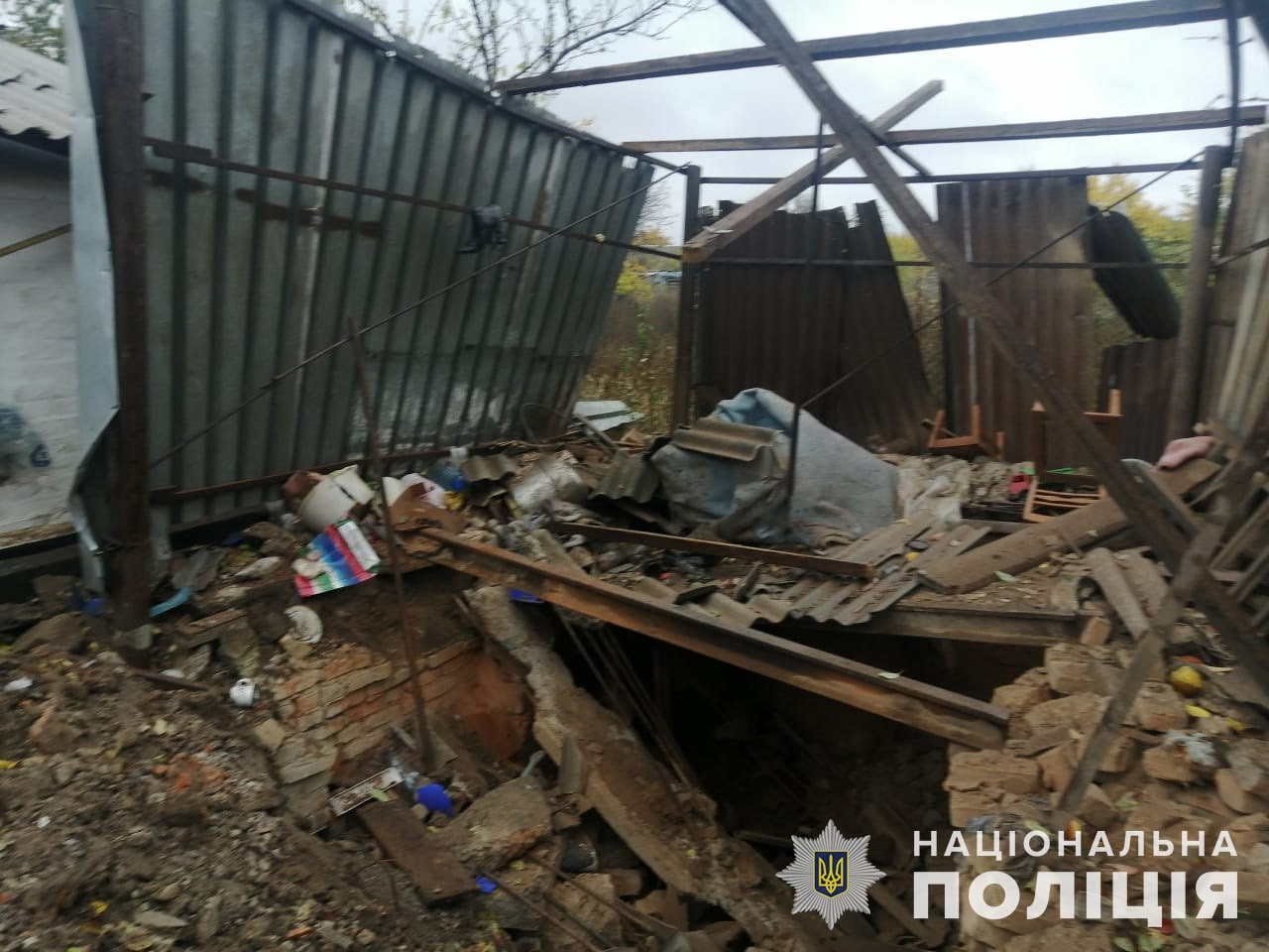 В полиции показали последствия обстрелов Запорожской области || - фото: t.me/zoda_gov_ua