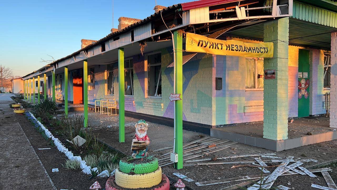 Последствия взрывов в Запорожском районе - || фото: t.me/ermaka2022