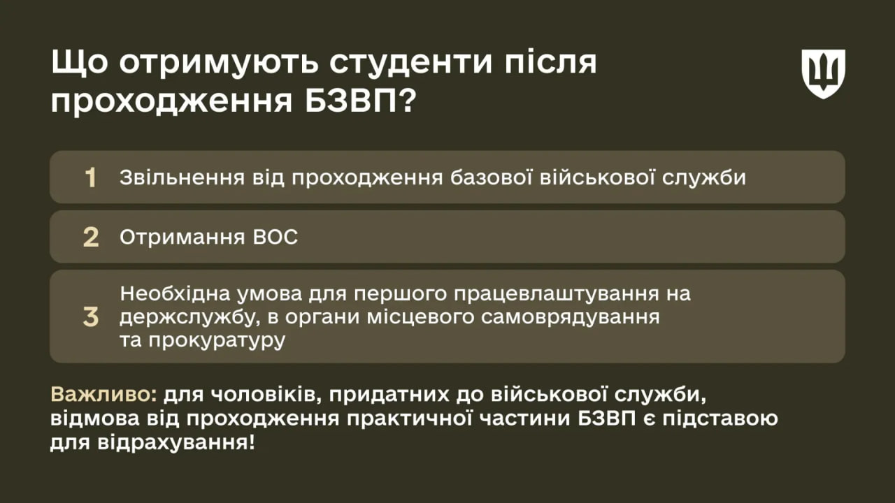 В Україні з вересня буде обов'язкова військова підготовка для студентів: що треба знати. || фото: mod.gov.ua