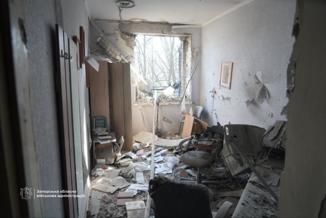 Удар по роддому в Запорожье.